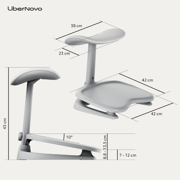 Фото - Подставка для ног регулируемая LiberNovo StepSync Footrest Glacier for Omni Pro (CP-GW-0000079-00-04)