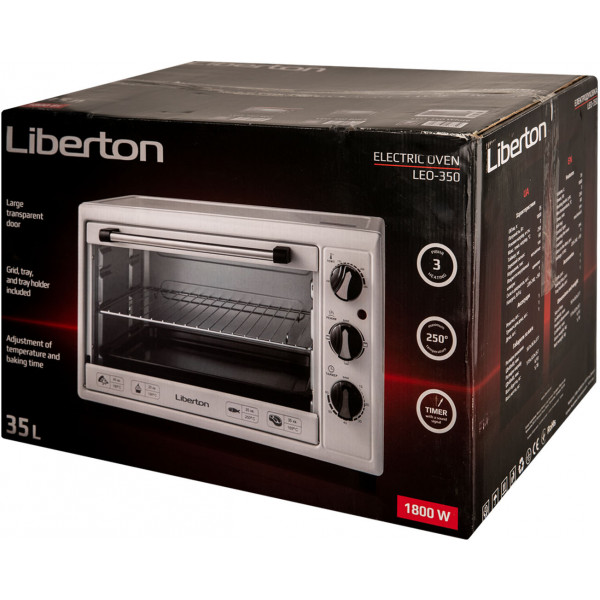 Фото - Піч електрична Liberton LEO-350 White