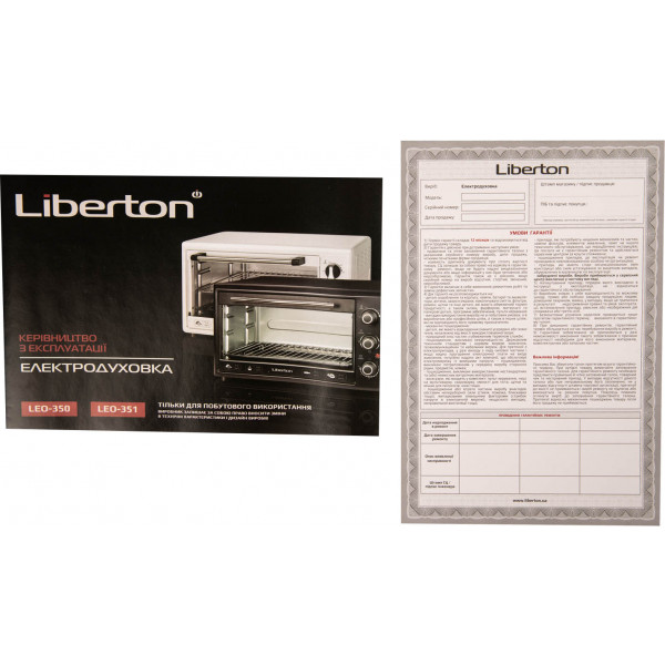 Фото - Піч електрична Liberton LEO-351 Black