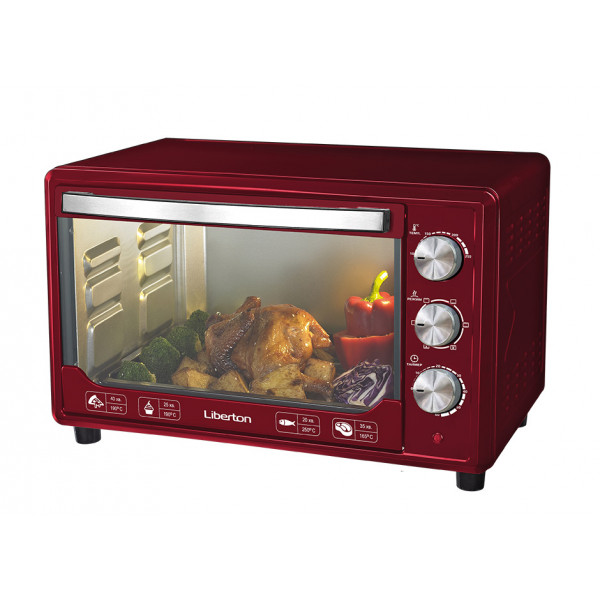 Фото - Піч електрична Liberton LEO-481 Dark Red