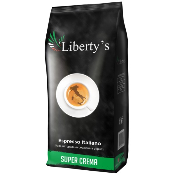 Фото - Кофе в зернах Liberty`s Super Crema