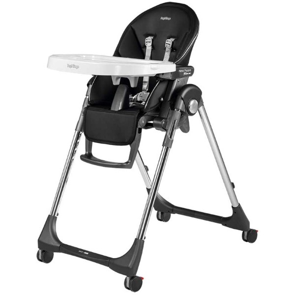 Фото - Стульчик для кормления трансформер Peg-Perego Prima Pappa Follow Me Hi-Tech LicoricE (черный ХайТек)