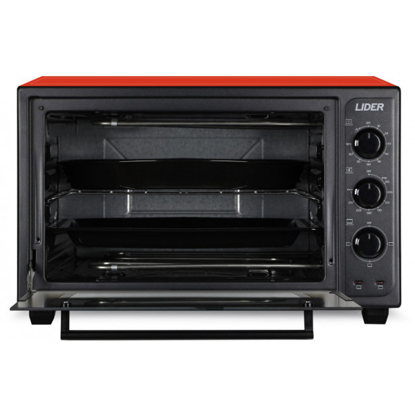 Фото - Піч електрична Lider 3623 ECO Black-Red