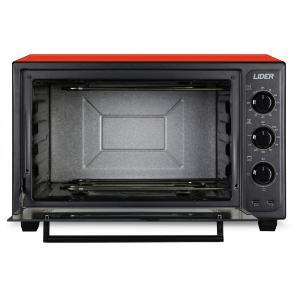 Фото - Піч електрична Lider 3623 ECO Black-Red
