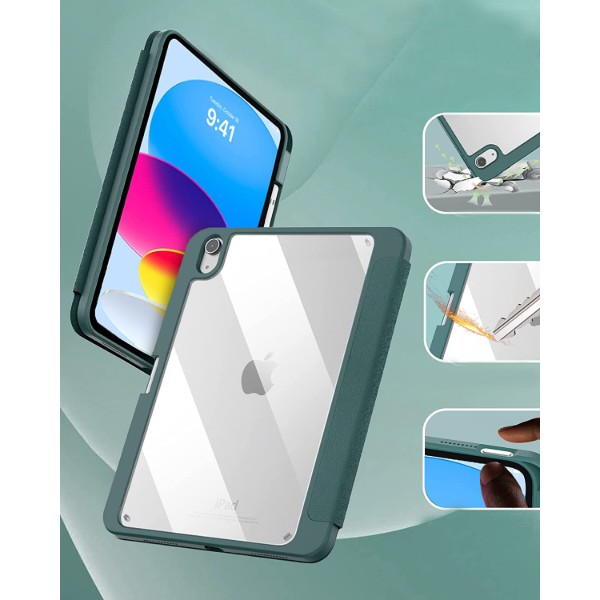 Фото - Чехол для планшета Becover Removable Case с креплением Apple Pencil for Apple iPad 10.9" (2022/2024)/iPad (А16) 2025 11" Dark Green (708763)