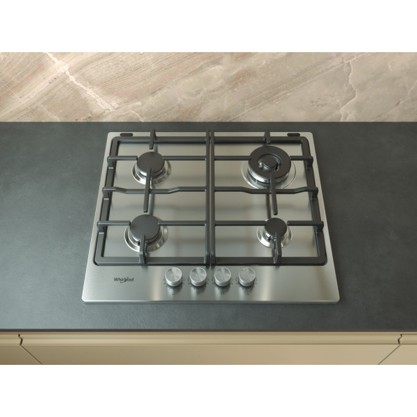 Фото - Варильна поверхня газова Whirlpool TKRL661IXEU