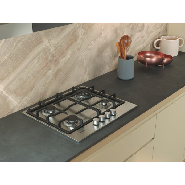 Фото - Варильна поверхня газова Whirlpool TKRL661IXEU