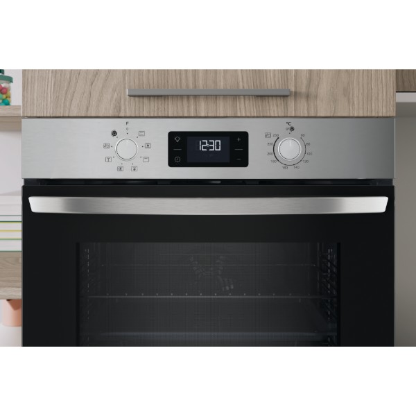 Фото - Духова шафа + варильна поверхня газова Indesit IO255HUX + THP641IX/I
