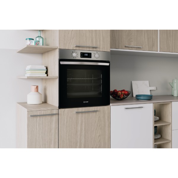Фото - Духова шафа + варильна поверхня газова Indesit IO255HUX + THP641IX/I