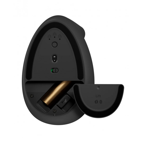 Фото - Миша бездротова Logitech Lift Vertical Ergonomic Wireless/Bluetooth Graphite (910-006473)