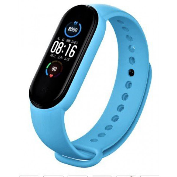 Фото - Ремінець для фітнес-браслету BeCover Xiaomi Mi Smart Band 5/Mi Smart Band 6 Light Blue (707653)