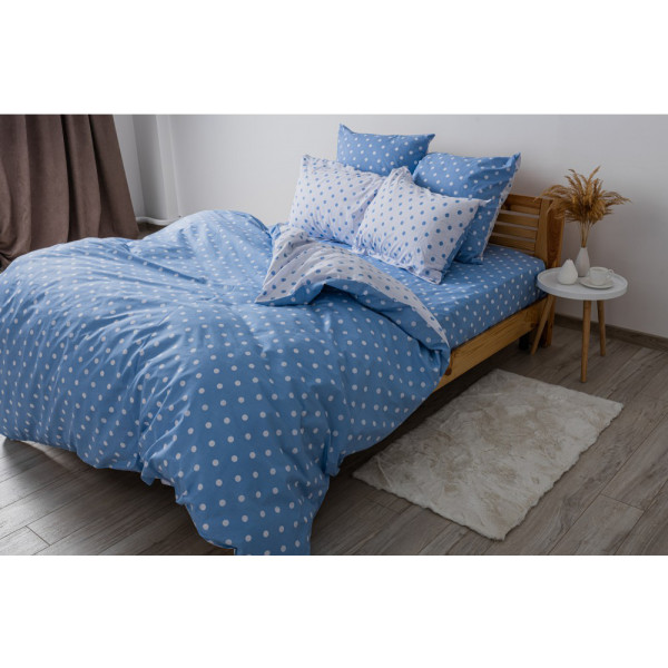 Фото - Комплект постільної білизни ТЕП Happy Sleep Light Blue Dots (2-03797_25073)