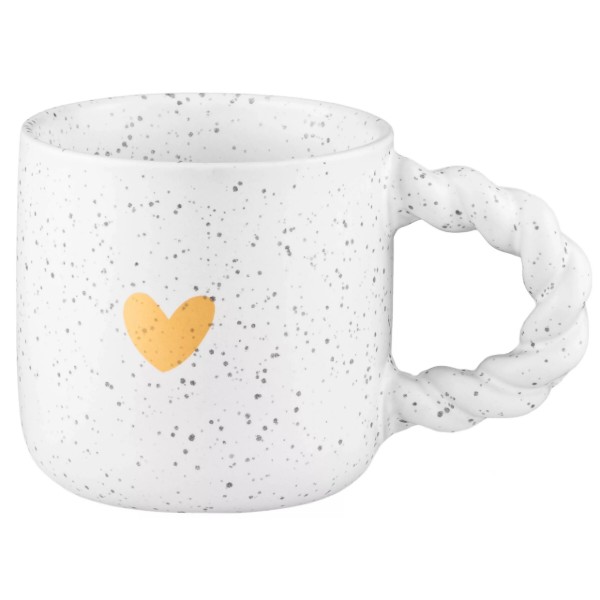 Фото - Чашка ARDESTO My heart 300 мл Light gray (AR3082G)