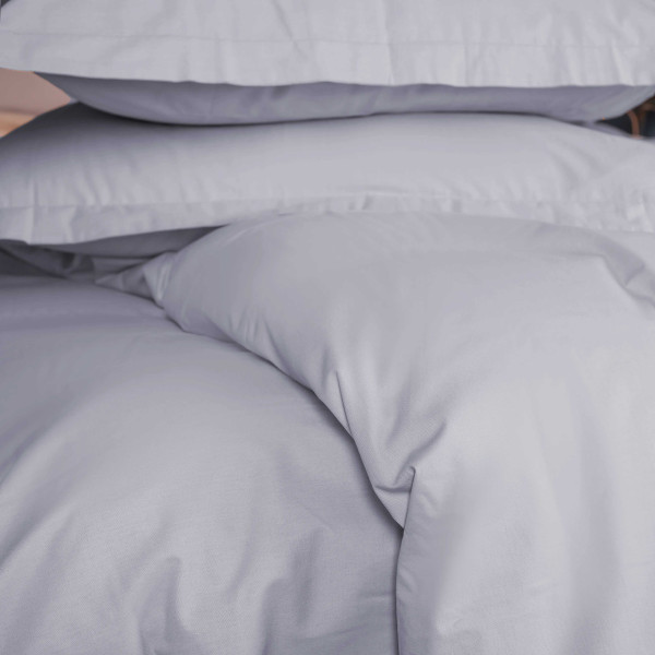 Фото - Комплект постільної білизни MirSon Poplin Line 054 Light Gray 2 x 143 x 210 см (2200006278818)
