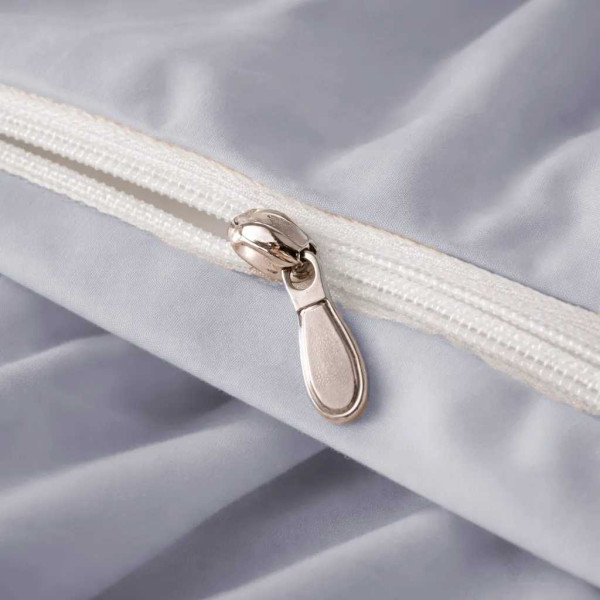 Фото - Комплект постільної білизни MirSon Poplin Line 054 Light Gray 2 x 143 x 210 см (2200006278818)