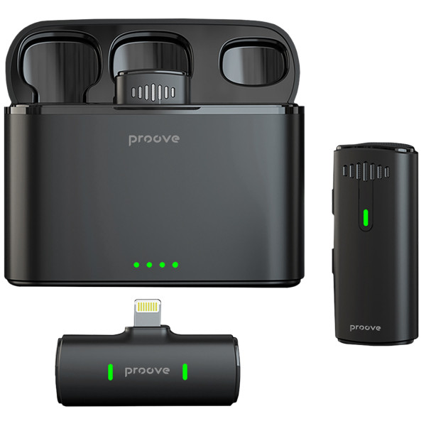 Фото - Мікрофон для смартфона Proove Demo Lightning Black