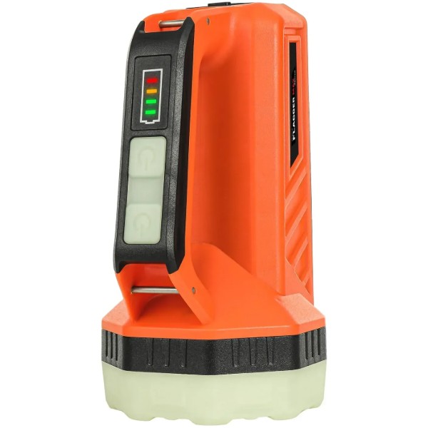 Фото - Ліхтар акумуляторний Mactronic Flagger Max Rescue (1800 Lm) White/Orange LED USB-C 8800 mAh (PSL0073R)