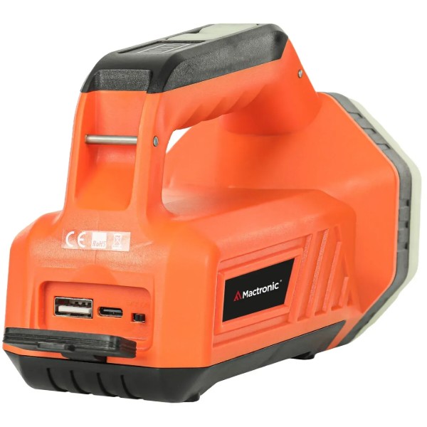 Фото - Ліхтар акумуляторний Mactronic Flagger Max Rescue (1800 Lm) White/Orange LED USB-C 8800 mAh (PSL0073R)