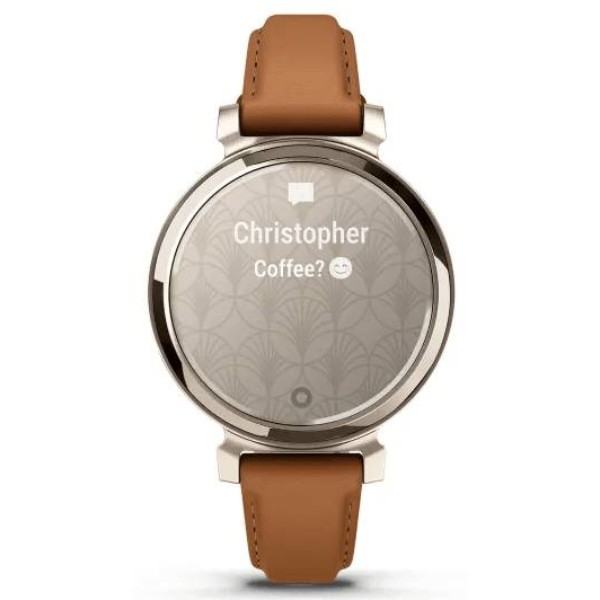 Фото - Смарт-часы Garmin Lily 2 Classic, Cream Gold/Tan (010-02839-02)