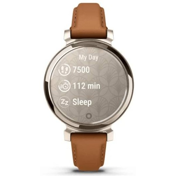 Фото - Смарт-часы Garmin Lily 2 Classic, Cream Gold/Tan (010-02839-02)
