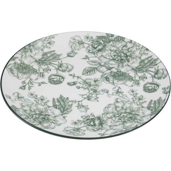 Фото - Тарілка десертна Limited Edition BLOSSOM GREEN 19 см (YF7002-2)