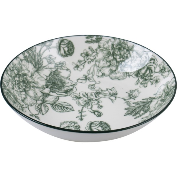 Фото - Тарелка суповая Limited Edition BLOSSOM GREEN 20 см (YF7002-3)