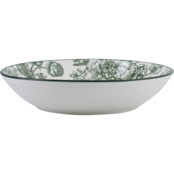 Фото - Тарелка суповая Limited Edition BLOSSOM GREEN 20 см (YF7002-3)