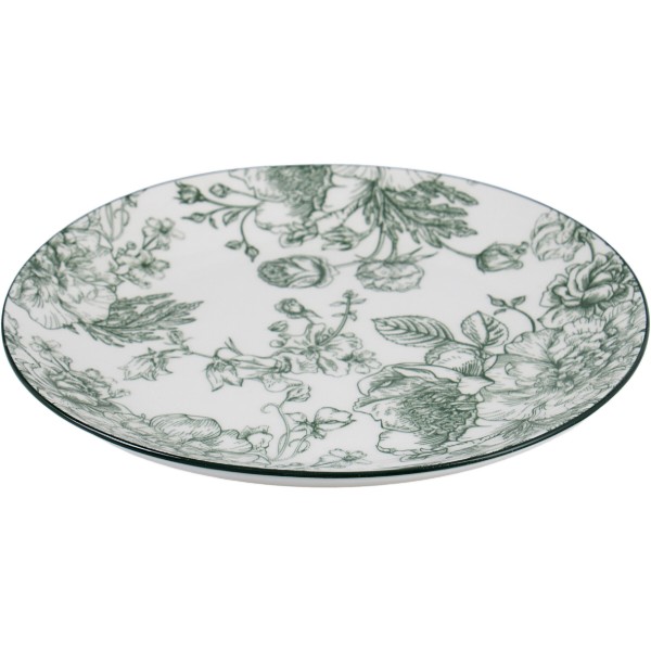 Фото - Тарелка обеденная Limited Edition BLOSSOM GREEN 26.5 см (YF7002-1)