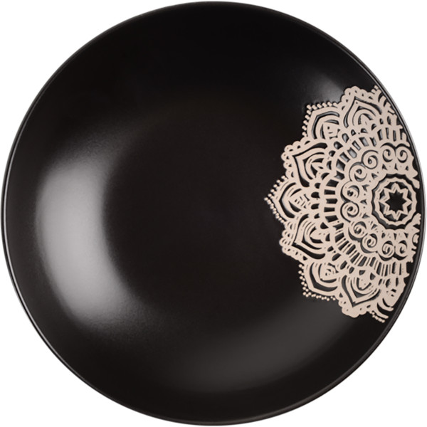 Фото - Тарілка супова Limited Edition KORA 20 см Black (JH7574-1)