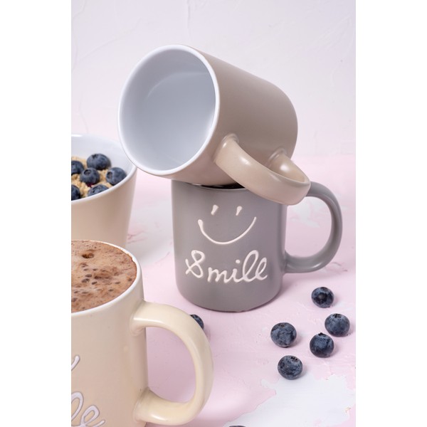 Фото - Чашка Limited Edition Smile 330 мл Gray (JH6634-4)