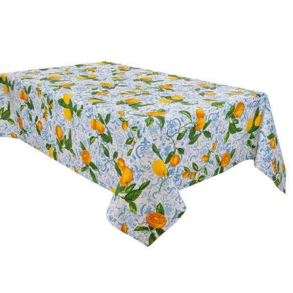 Фото - Скатерть прямоугольная Lefard Limones ceramica cielo 140х180 см (715-290)