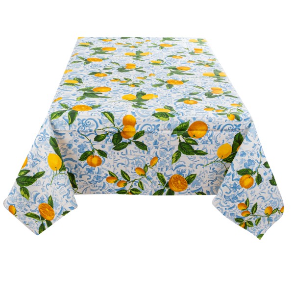 Фото - Скатерть прямоугольная Lefard Limones ceramica cielo 140х180 см (715-290)