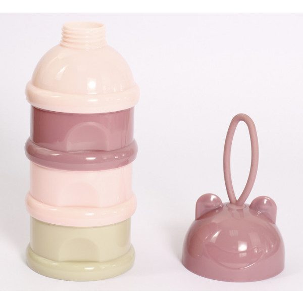 Фото - Дозатор молочної суміші для малюка Lindo контейнер, рожевий (Li 839 пик)