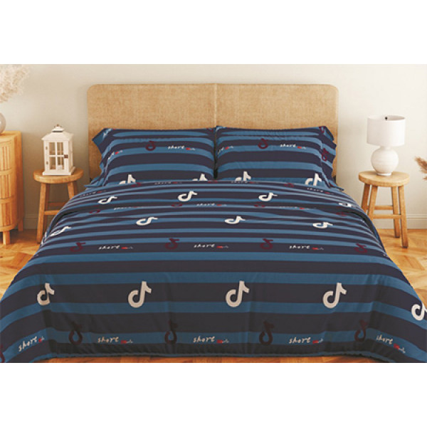 Фото - Комплект постільної білизни ТЕП Soft dreams Line Blue (2-03859_26458)