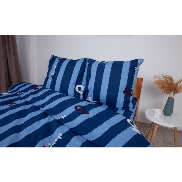 Фото - Комплект постельного белья ТЕП Soft dreams Line Blue (2-03857_26456)