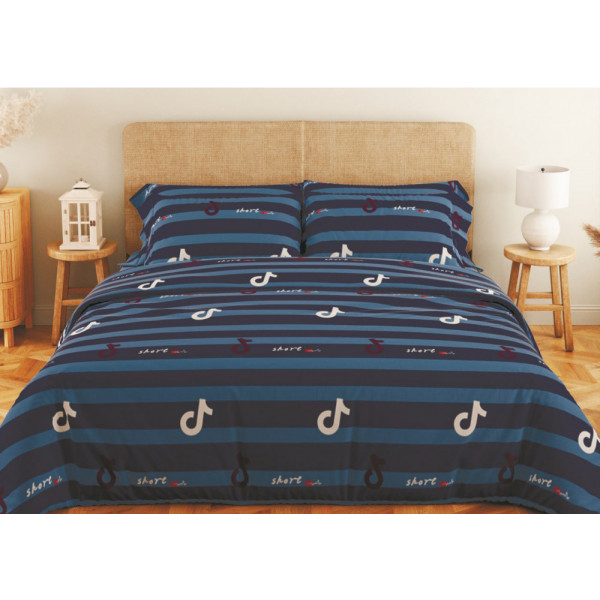 Фото - Комплект постільної білизни ТЕП Soft dreams Line Blue (2-03858_26457)