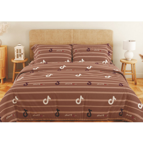 Фото - Комплект постільної білизни ТЕП Soft dreams Line Brown (2-03858_26453)