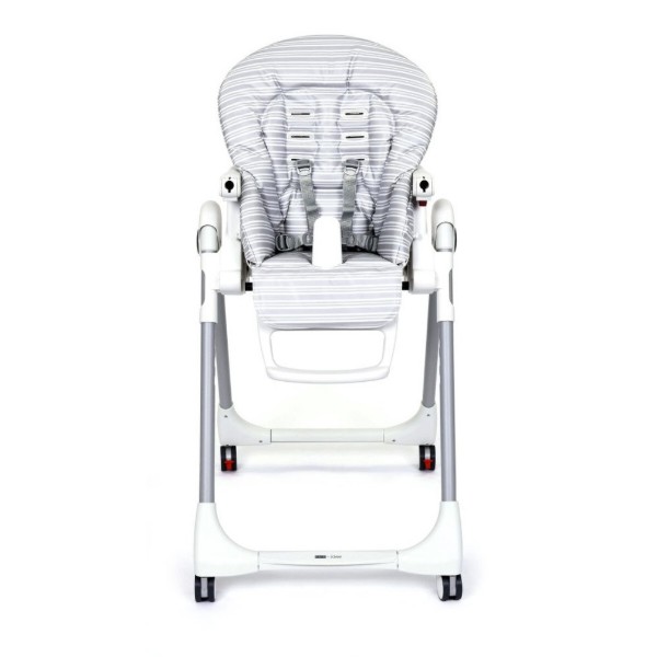Фото - Стульчик для кормления трансформер Peg-Perego Prima Pappa Follow Me Linear Grey Серый в полоску