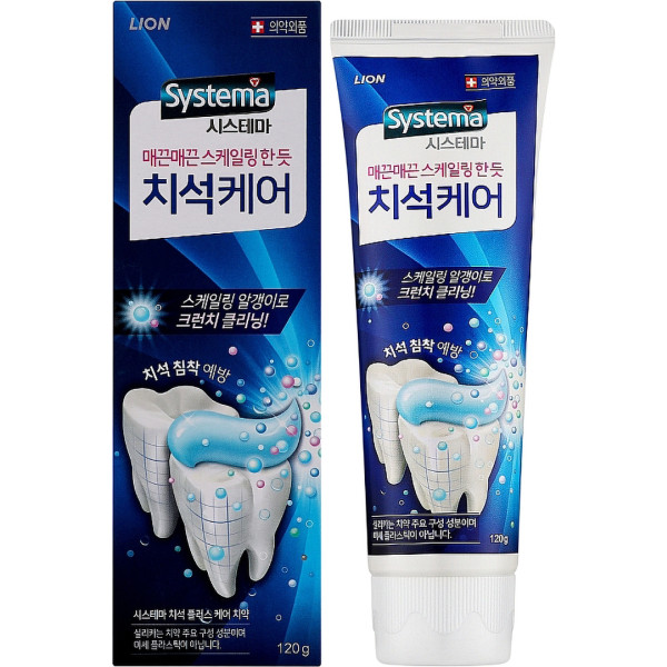 Фото - Зубна паста Lion Zact від зубного каменя 120 г (8806325616764)