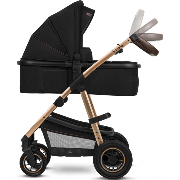 Фото - Коляска універсальна 3 в 1 Lionelo AMBER Black Onyx