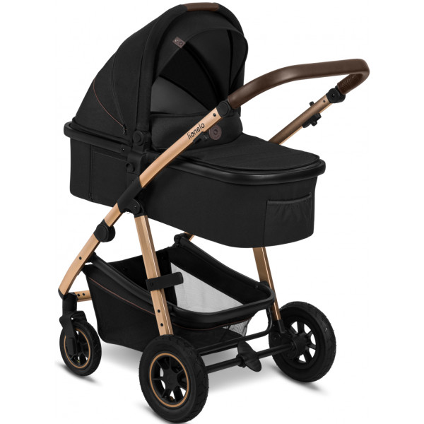 Фото - Коляска універсальна 3 в 1 Lionelo AMBER Black Onyx