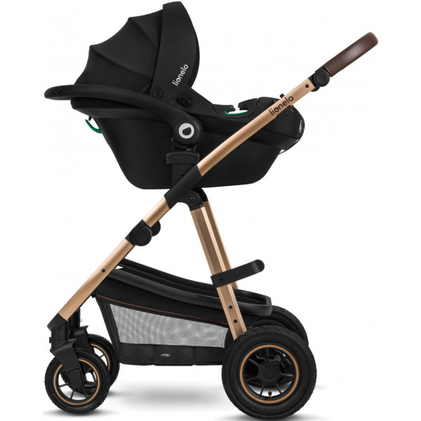 Фото - Коляска універсальна 3 в 1 Lionelo AMBER Black Onyx