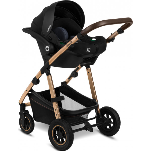 Фото - Коляска універсальна 3 в 1 Lionelo AMBER Black Onyx