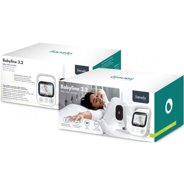 Фото - Відеоняня Lionelo BabyLine 3.2 White