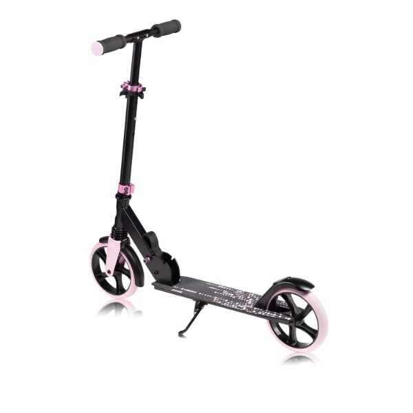Фото - Двухколёсный самокат Lionelo LUCA BLACK CARBON PINK