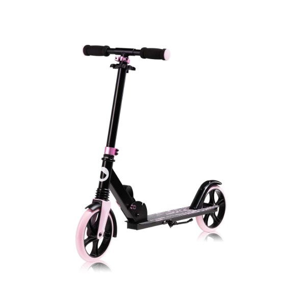 Фото - Двухколёсный самокат Lionelo LUCA BLACK CARBON PINK