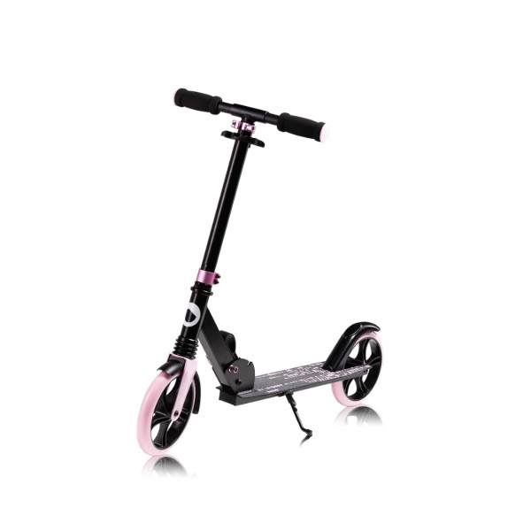 Фото - Двухколёсный самокат Lionelo LUCA BLACK CARBON PINK