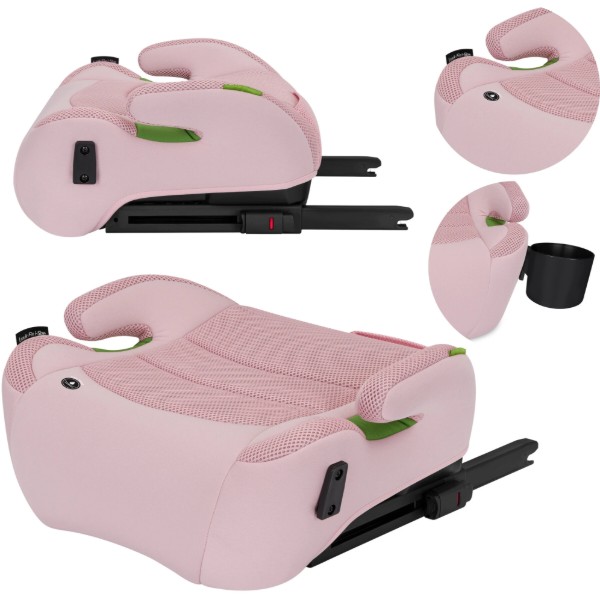 Фото - Бустер Lionelo LUUK FIX I-SIZE PINK BABY