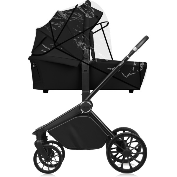 Фото - Коляска універсальна 3 в 1 Lionelo Mika Plus Black Onyx