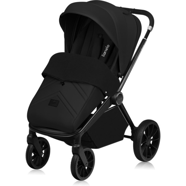 Фото - Коляска універсальна 3 в 1 Lionelo Mika Plus Black Onyx